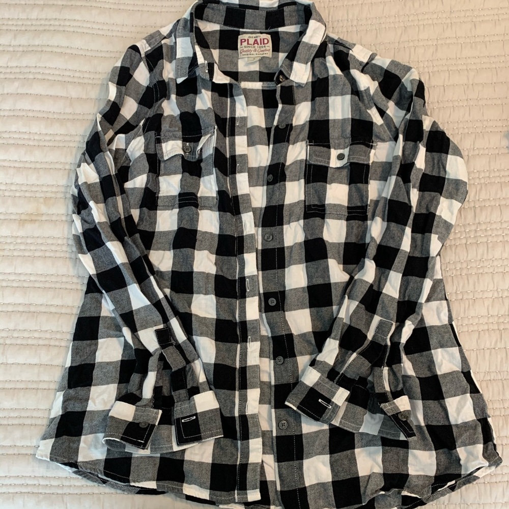 ON flannel button down